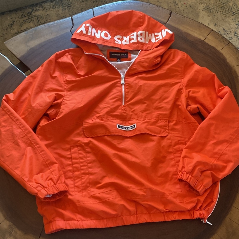 Members Only Orange Jacket/ Size Medium: Sold out! - Picture 5 of 8